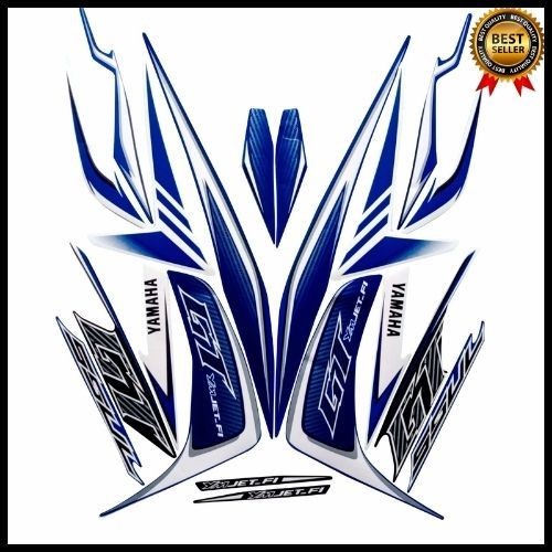 STRIPING STANDART MIO SOUL GT 2103 BIRU PUTIH TERMURAH DAN TERLARIS Queen stiker