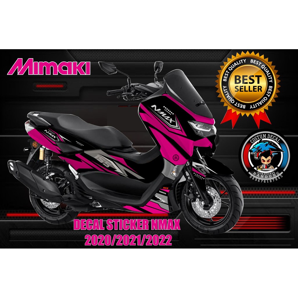 Stiker decal nmax bee kuning