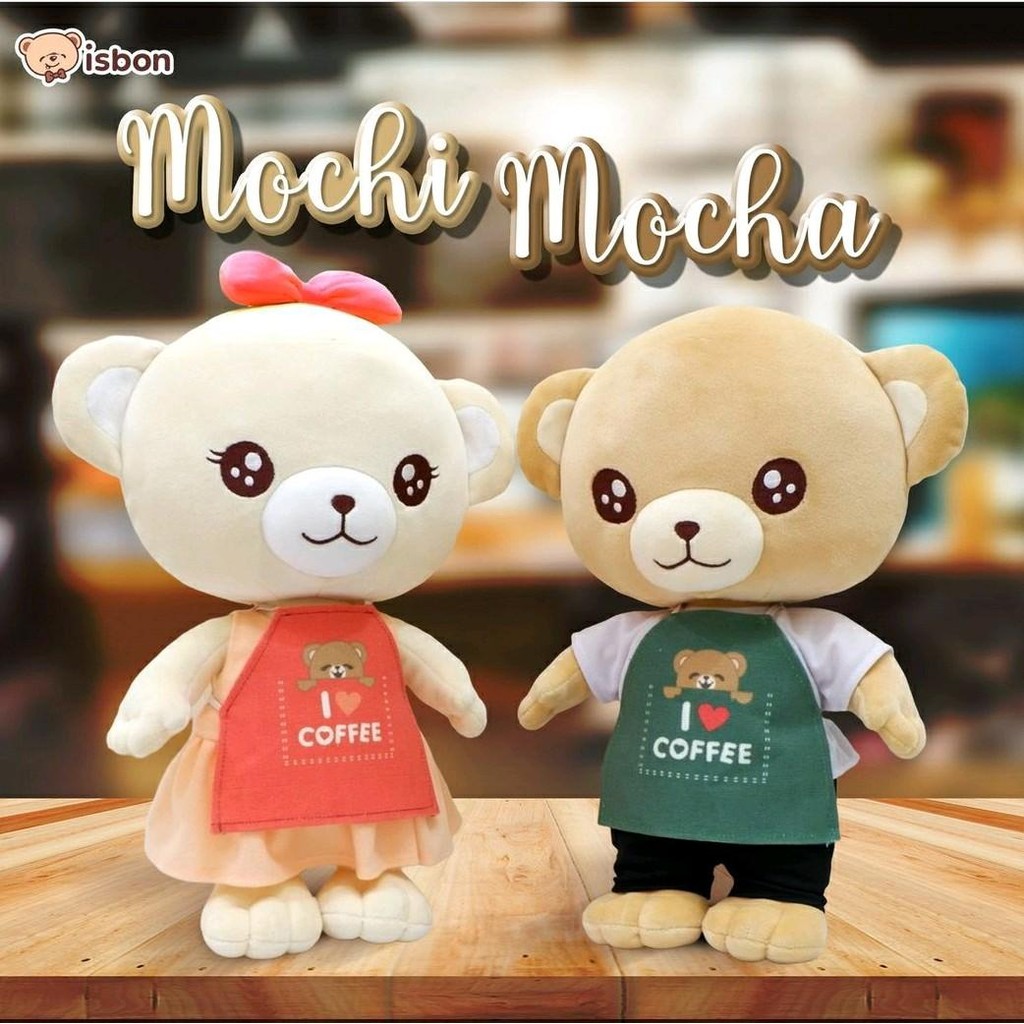 MOCHI MOCHA | Boneka karakter Mochi Mocha | Boneka Bergaransi | ISBON ISTANABONEKA
