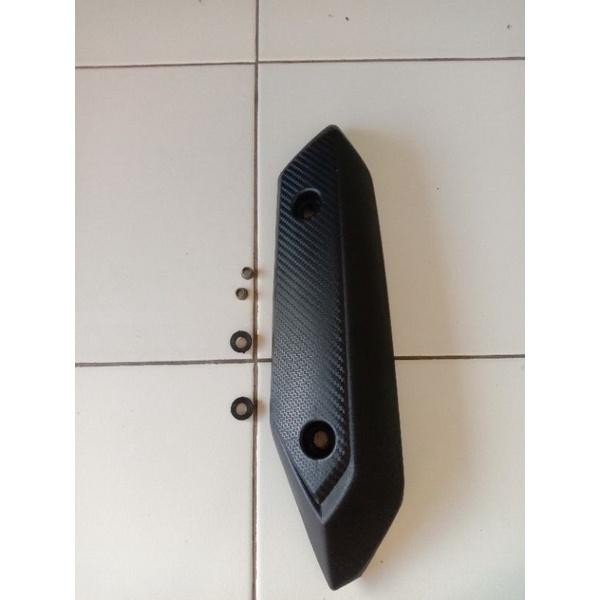cover tameng pelindung knalpot honda beat fi 2013 2014 2015 mirip ori
