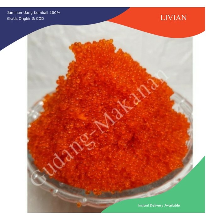 

lv Tobiko Orange / Flying Fish Roe 500gr