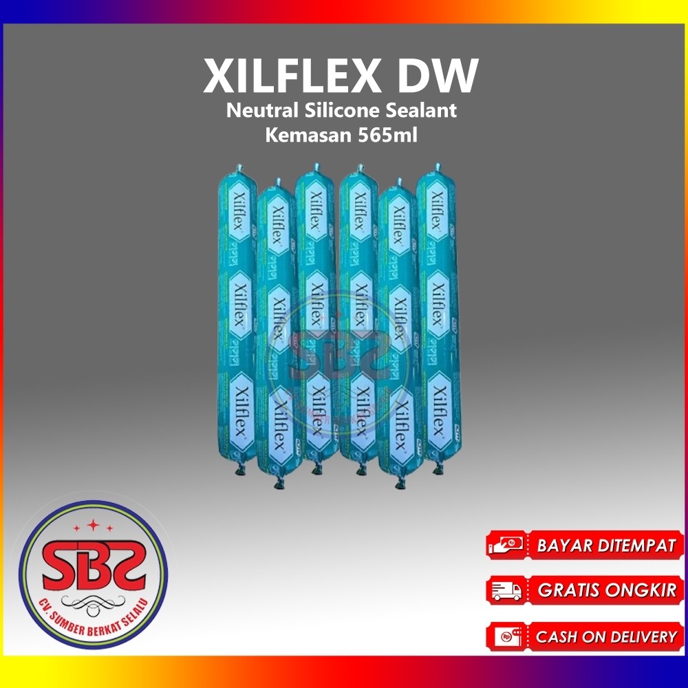 XILFLEX DW LEM Sosis Silicone Sealant Lem Kaca Kayu Aluminium Kusen DLL - Sealant Silicone Netral XI