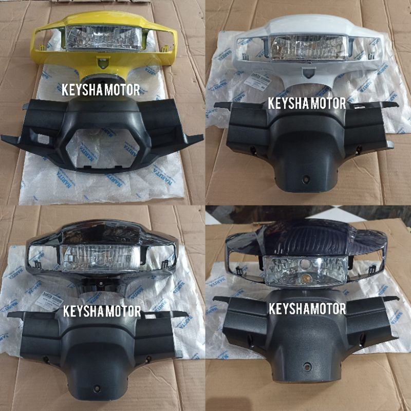 BATOK TOTOK KEPALA DEPAN BELAKANG TORNADO SHOGUN KEBO 110 SET LAMPU DEPAN