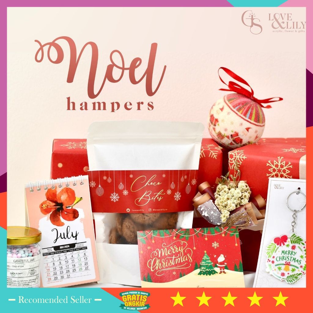 

Hampers Natal Keren Unik Lucu Murah kekinian / Grateful x Love&lily - Noel HAMPERS / Christmas PREMIUM HAMPERS NATAL / GIFT BOX NATAL / KADO NATAL / HADIAH NATAL / CHRISTMAS GIFT/ NEW Year