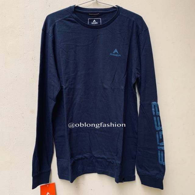 EIGER LUARRUANG - KAOS LENGAN PANJANG PRIA ORIGINAL INFLUENTIAL - NAVY