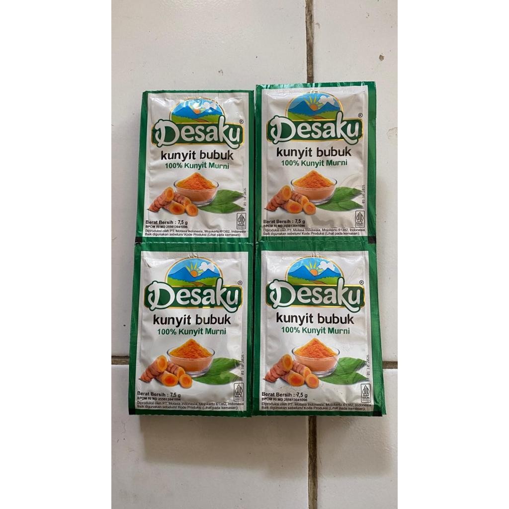 

12Pcs Kunyit Bubuk Renceng Desaku 7.5gr