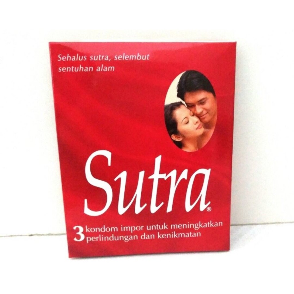 Kondom sutra sutera merah isi 3 pcs kondom