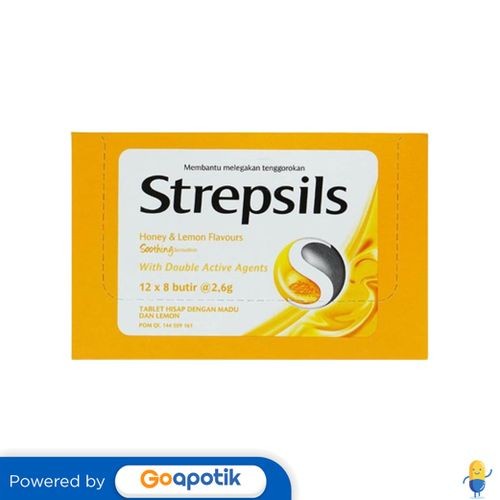 

Strepsils Soothing Honey & Lemon Box 96 Tablet