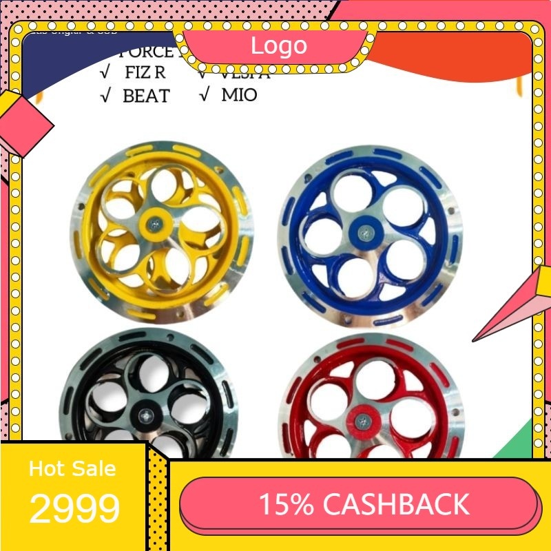 SPINER TUTUP COVER RADIATOR  UNIVERSAL BEAT MIO SCOOPY VESPA FORCE 1 KIPAS RADIATOR