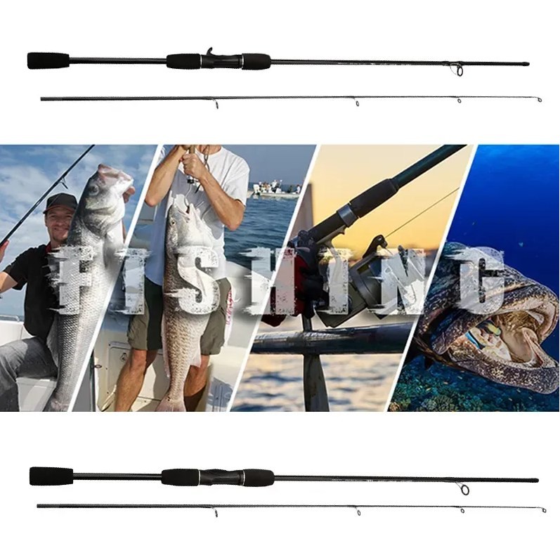 Baru Joran Ultralight Baitcasting & Spinning Renlong 160-210 Full Set Kuat