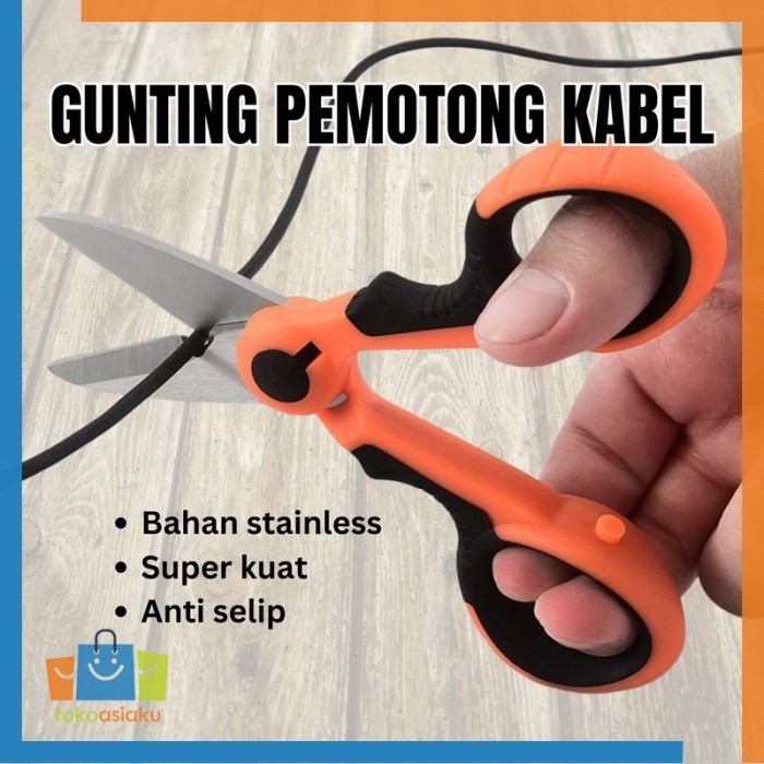

Gunting Pemotong Kabel Listrik Stainless Steel Super Kuat B14