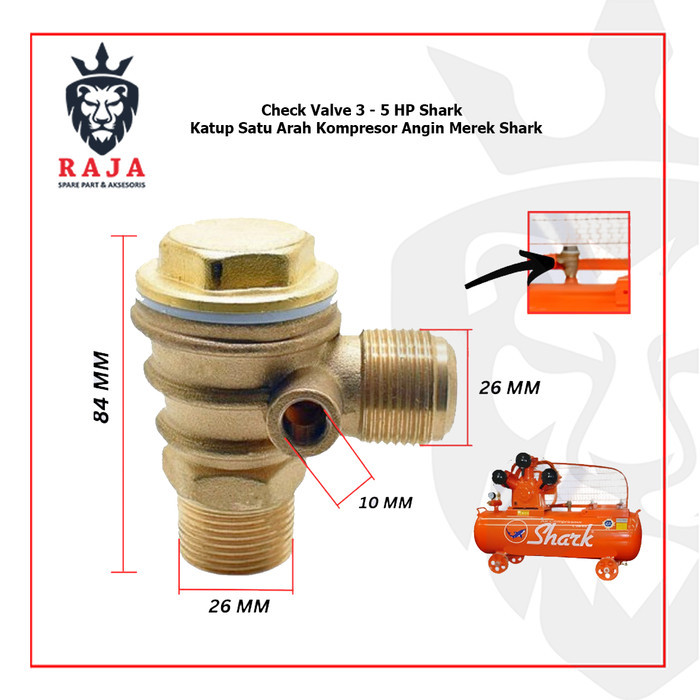 Check Valve 3-5 Hp kompresor