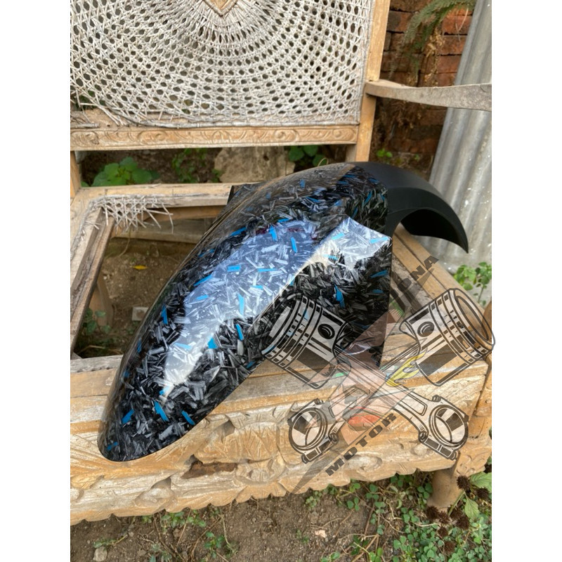 spakbor depan R15 R 15 carbon karbon forged biru forged blue