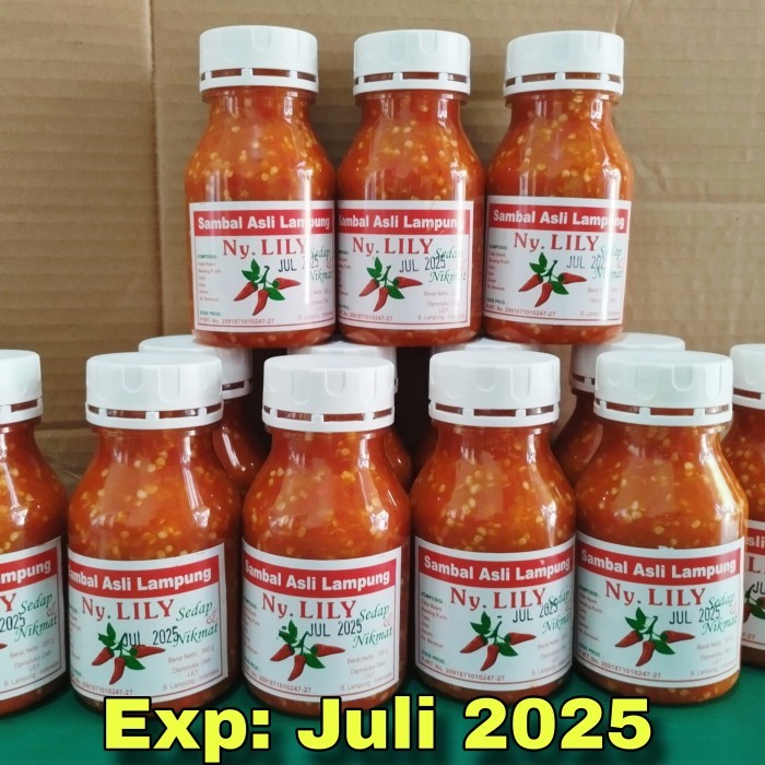 

New[Promo] Sambal asli Lampung Ny. Lily