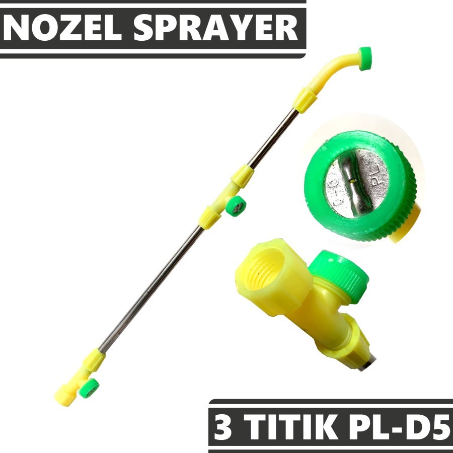Nozzle Sprayer, Nozel sprayer elektrik untuk pertanian - model PLD5 - 3TITIK PLASTIK