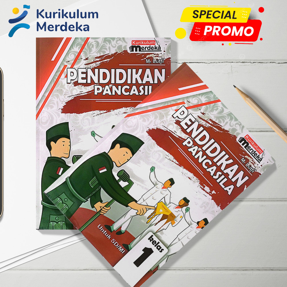 

Buku Pelajaran PPKN Pancasila Kelas 1 SD Kurikulum Merdeka Cover Merah Penerbit Wahankarya