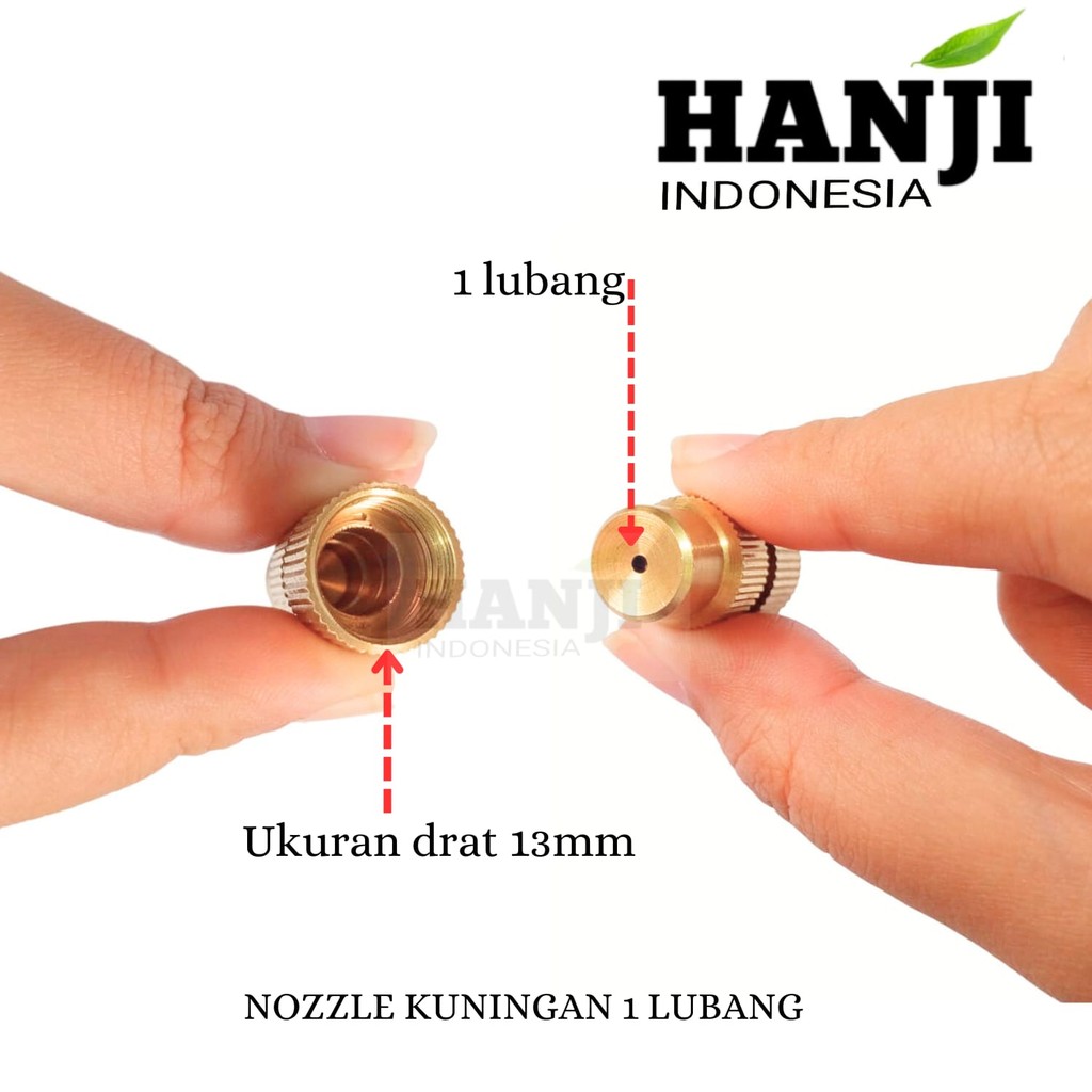 Nozzle sprayer kabut 1 lubang KUNINGAN nozzle kuningan 1 lubang nozzle spuyer 1 lubang