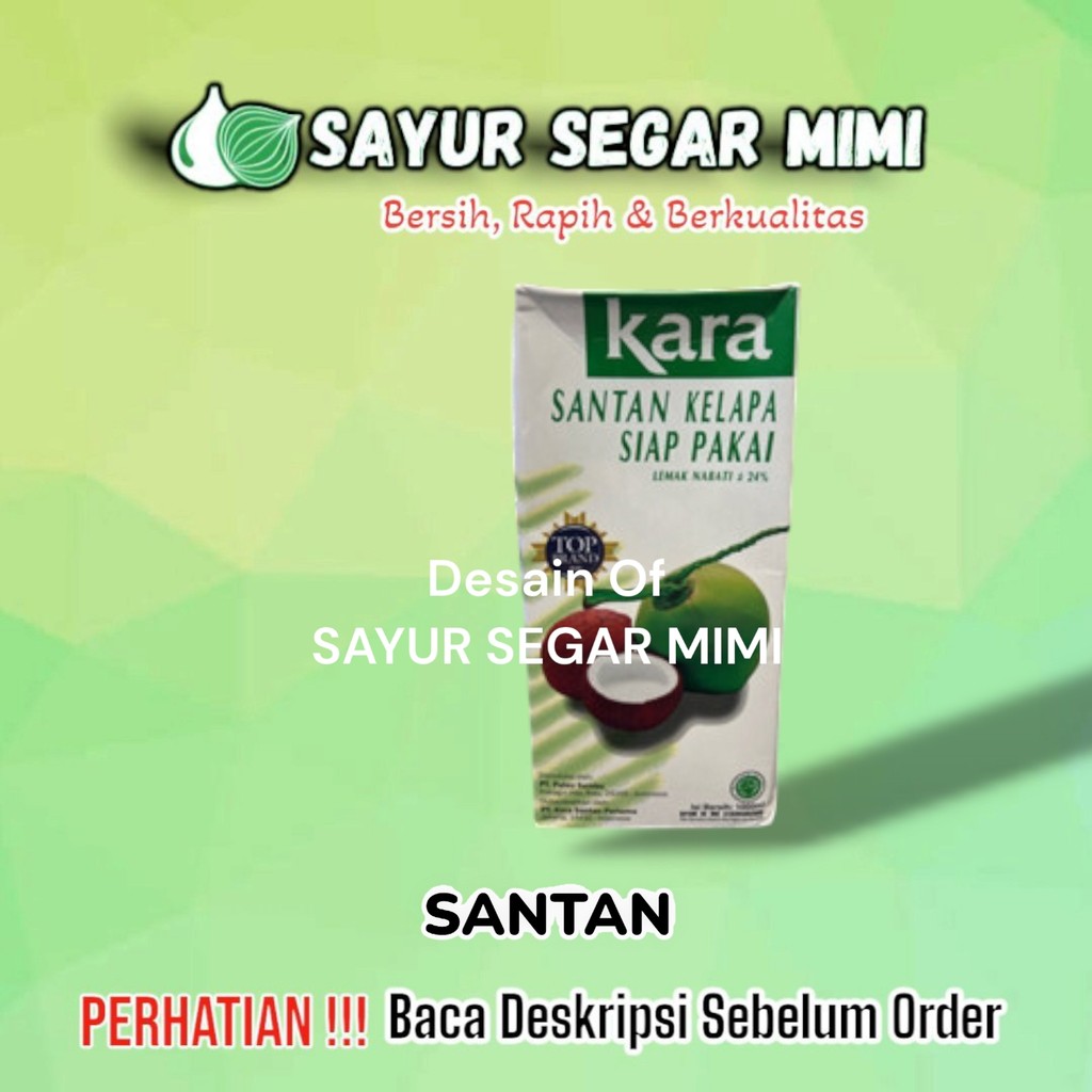 

Santan Kara 1L - Sayur Segar Mimi