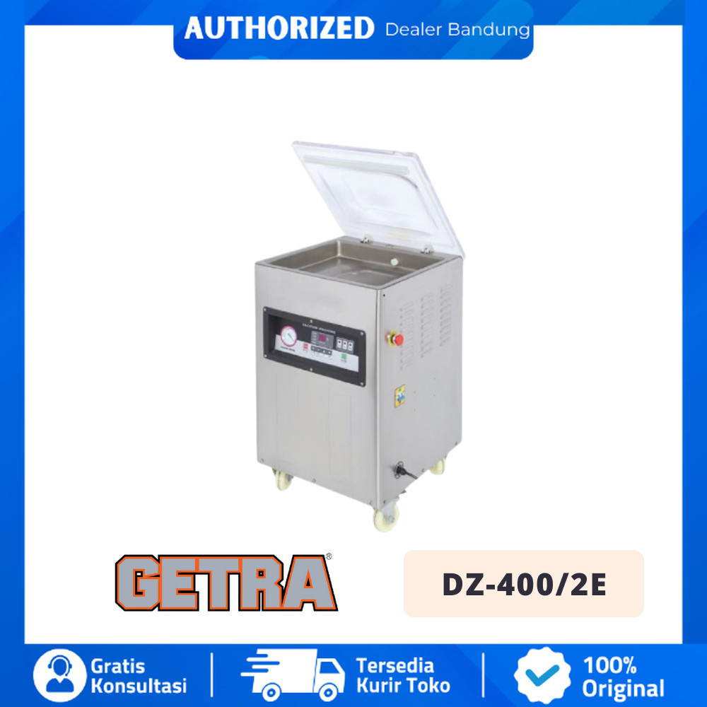 GETRA DZ 400/2E DZ-400/2E VACUUM SEALER MESIN VACUUM SEALER DOUBLE BAR