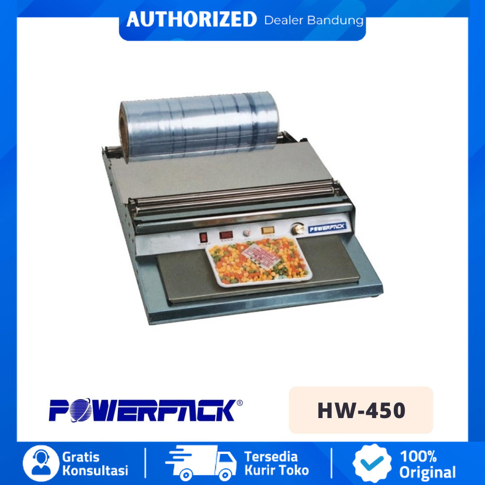 POWERPACK HW-450 HW 450 MESIN PEMBUNGKUS PLASTIK HAND WRAPPING