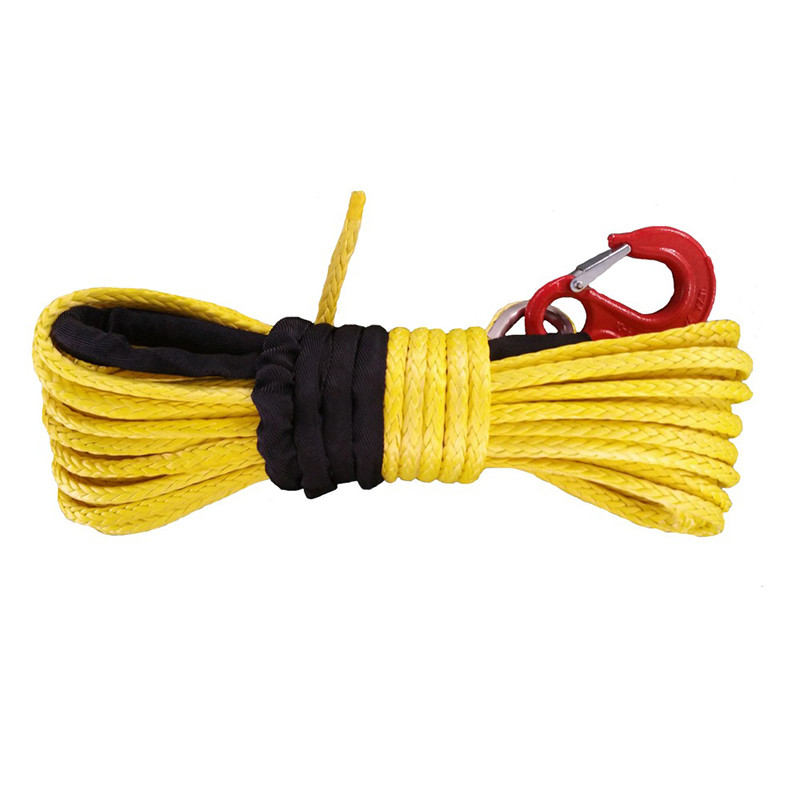 10MM X 30M Synthetic Winch Rope With Hook For 4WD 4X4 UTV