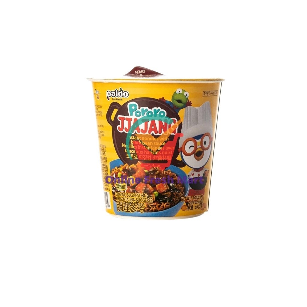 

Paldo Pororo Jjajang Cup Noodle Mie Instan 65g - Online Fresh Mart
