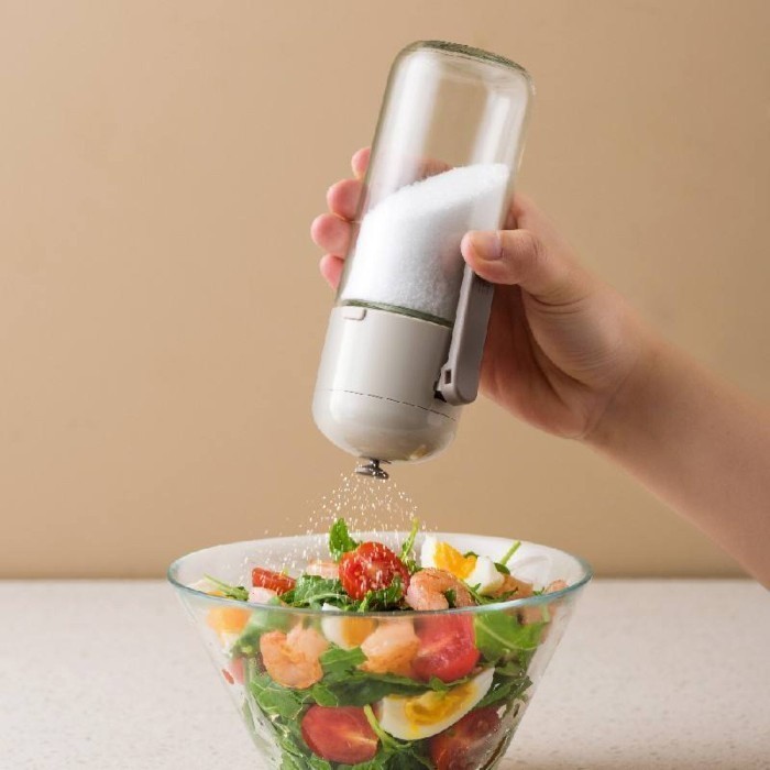 SALT & PEPPER SPRINKLER BOTOL BUMBU GARAM LADA TABUR - Botol Bumbu Dapur Bubuk Kaca Pressing Seasoni