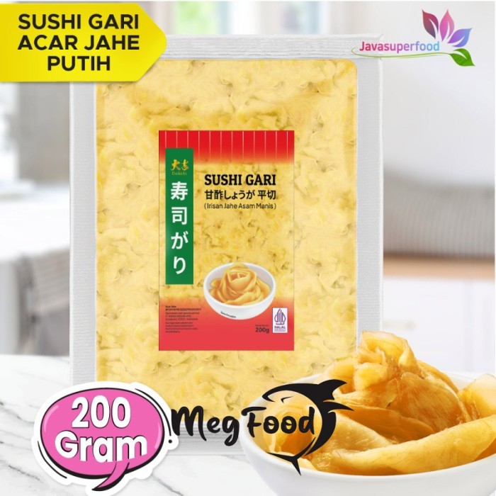 

Daikichi Sushi Gari White | Acar Jahe Putih 200 Gram