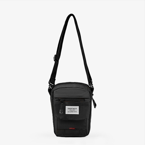 PROMO Geoff Max - Fardele Black - Sling Bag | Tas Selempang Pria Wanita