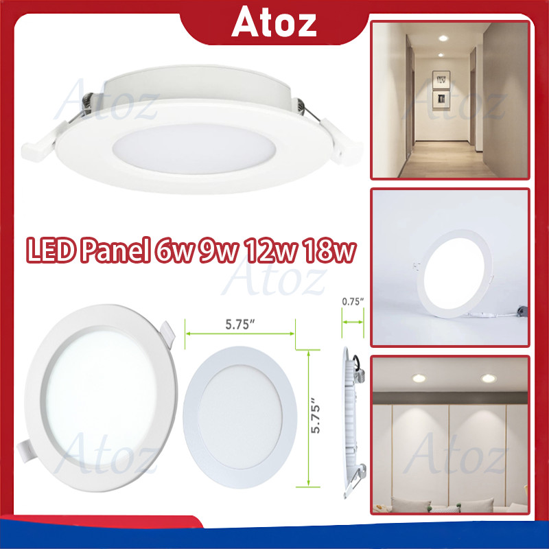 lampu downlight led / downlight panel led bulat / lampu led panel