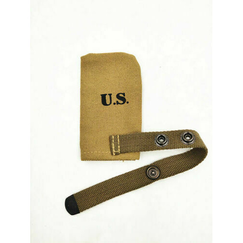 2012. WWII WW2 US Army M1 Garand Carbine Canvas Dustproof Muzzle Cover MILITARY Reenactments