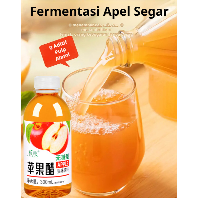 

【Kirim dalam 24 jam】Paket Diet Cuka Apel 3 In 1 Cuka Apel 300ml /Apple Cider Vinegar Original Organik Halal