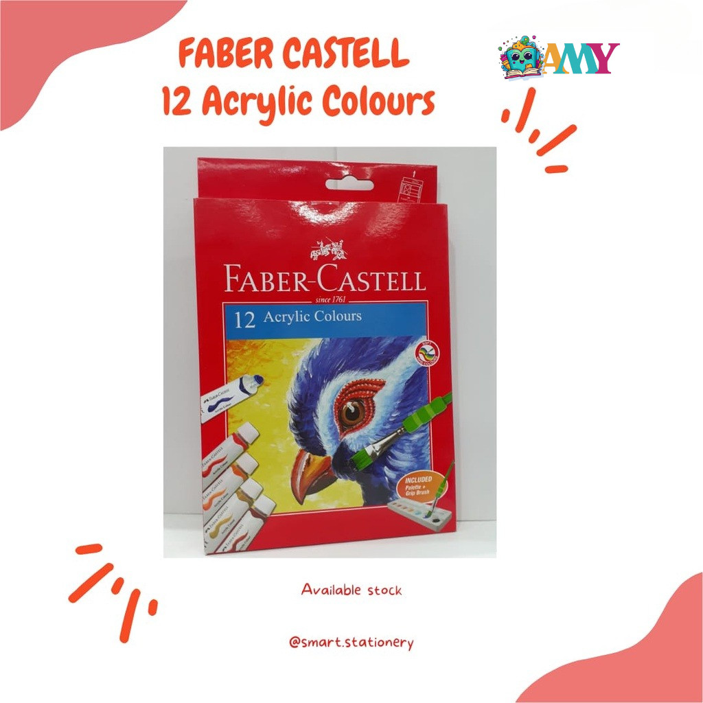 

FABER-CASTELL ACRYLIC COLOURS AMY STASIONARY