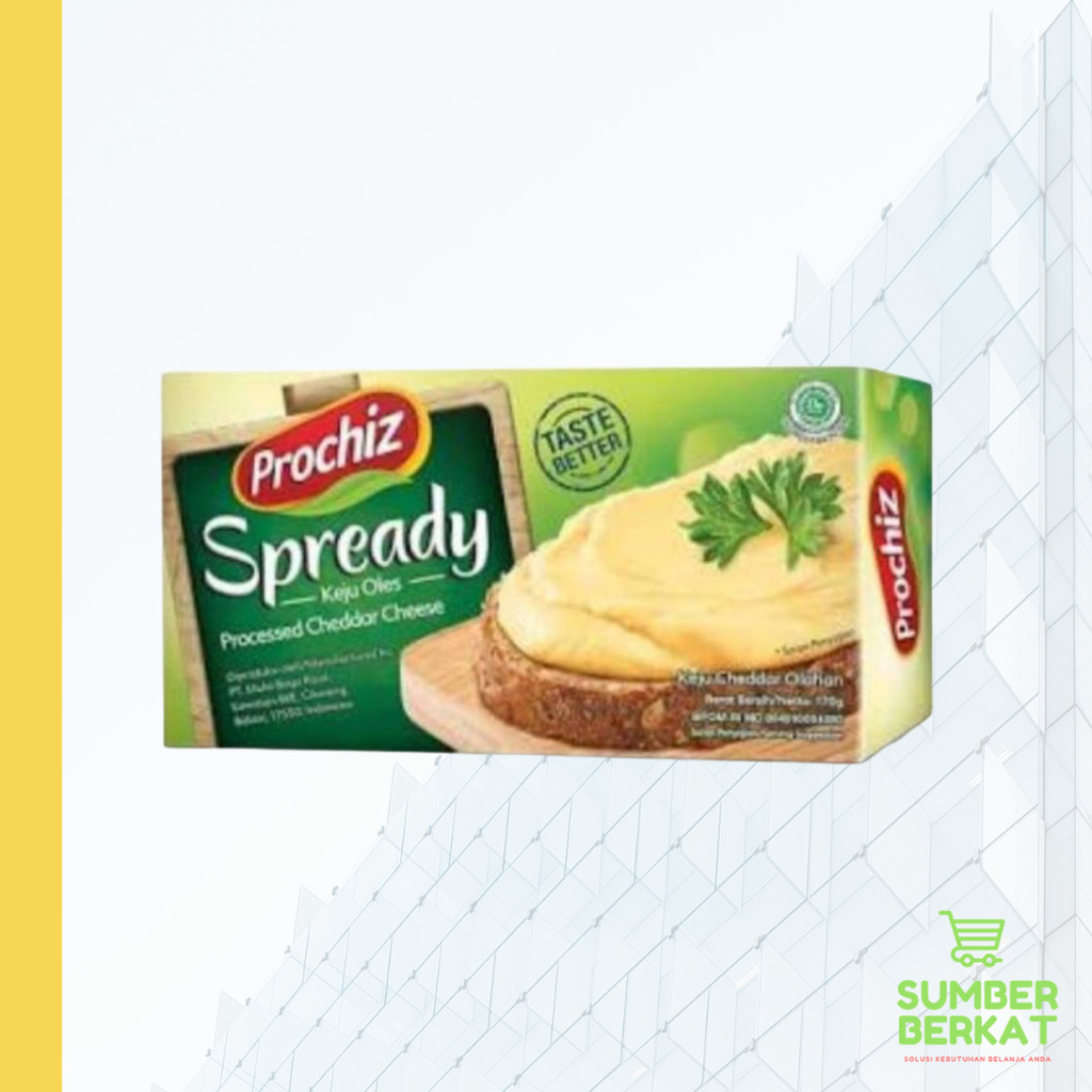 

PROCHIZ KEJU SPREADY 160 Gr Oles Lembut