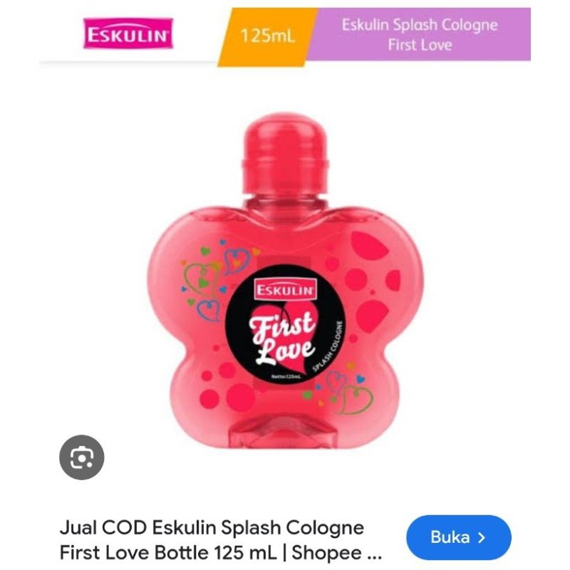 Eskulin kupu First Love 125mL merah