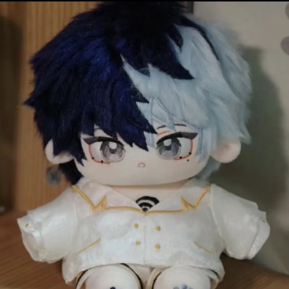 20cm PJSK Aoyagi Toya Cotton Doll Anime Cosplay Dress-Up Soft Plushie Stuffed Figure With Skeleton K