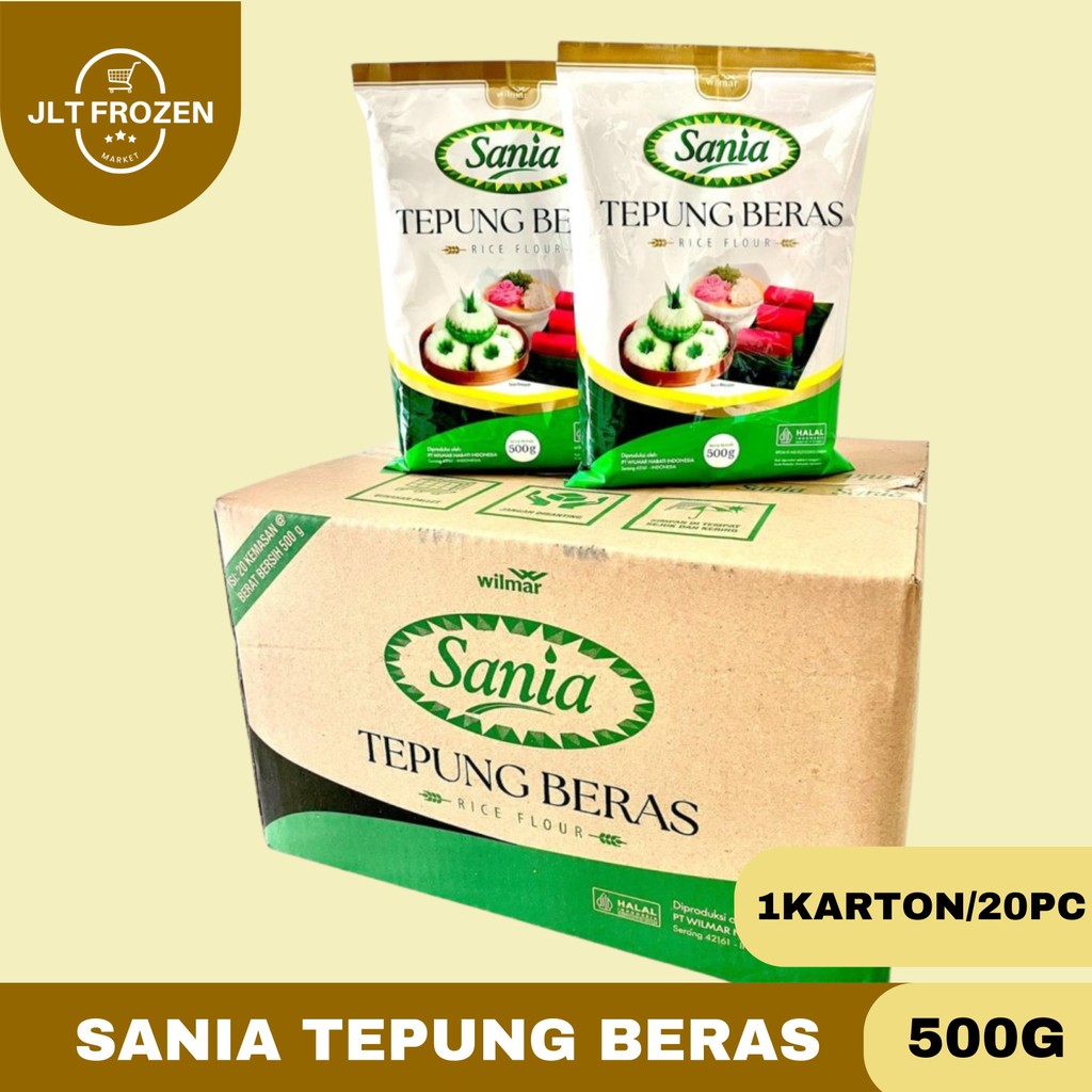 

Sania Tepung Beras 500g 1KARTON/20PC / Tepung Beras Sania