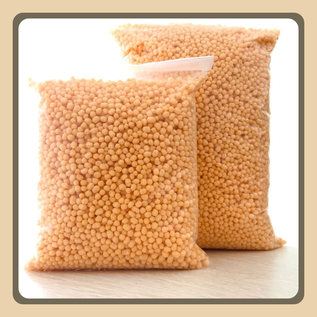 

Tepung roti crumble 250gr/ Tepung nugget/ Tepung roti bulat/ rice crispy buble crumb 250gr/ tepung bulat orange crunchy