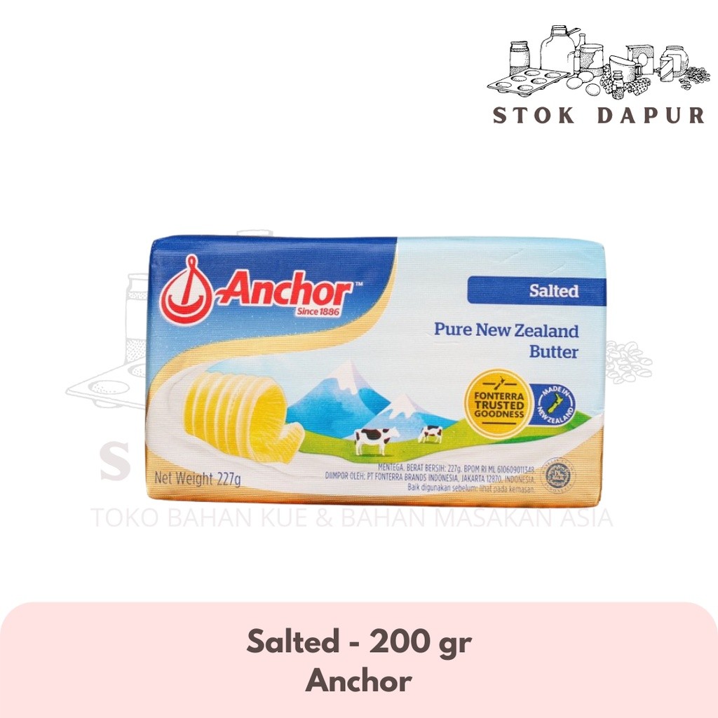 

Anchor Butter Salted & Unsalted 200gr