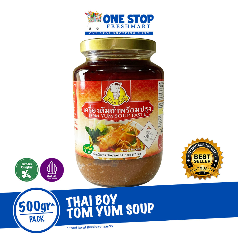 

THAIBOY TOM YUM SOUP PASTE 500GR / THAIBOY TOMYUM SOUP PASTE 500GR