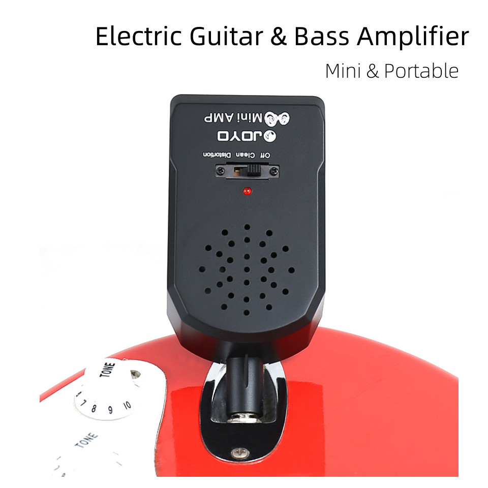JOYO JA-01 Ampli Gitar Mini Amplifier Gitar Earphone Efek Distorsi Bersih Terintegrasi