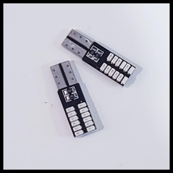 LAMPU LED MOTOR/MOBIL 12 VOLT/BOLAM LAMPU RITING SEN SEIN LED 24 TITIK - Merah