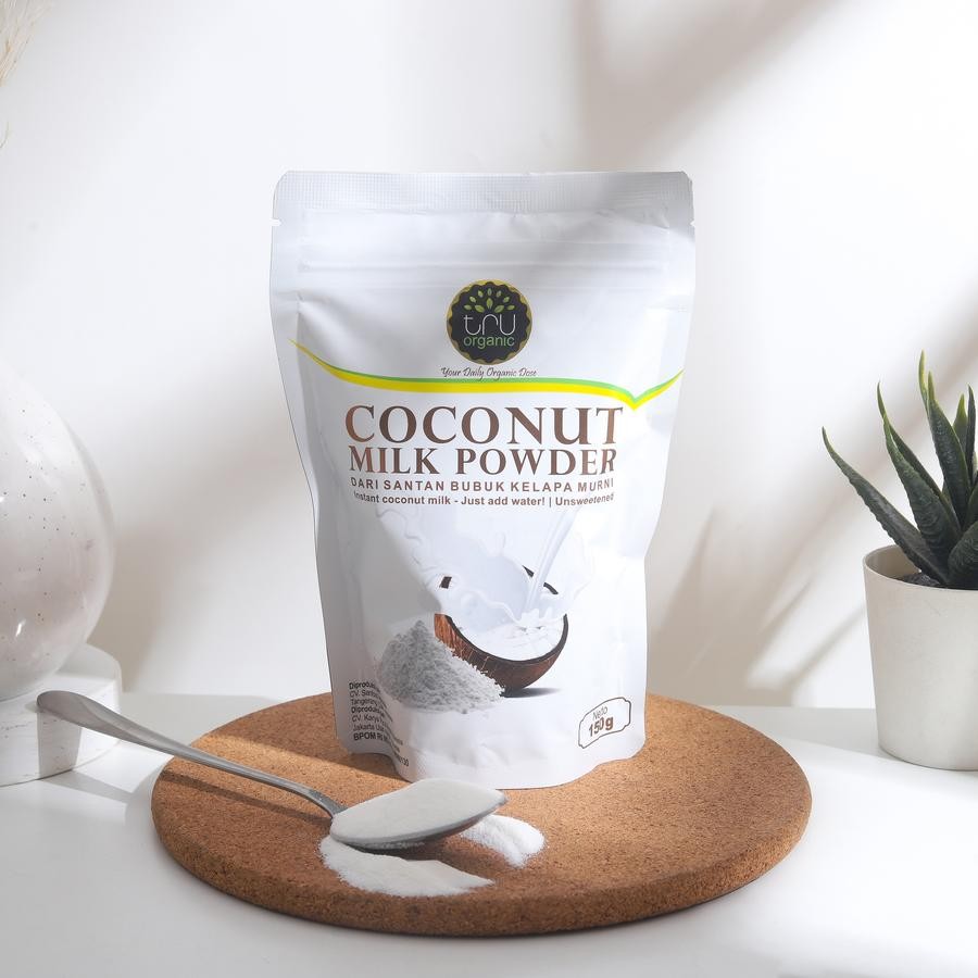 

TRUorganic Coconut Milk Powder 150gr | Santan Bubuk Premium Harum Tanpa Pengawet dari Kelapa Thailand