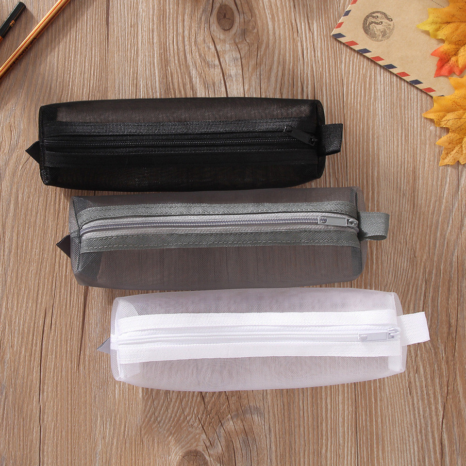 

A Korean Style Transparent Simple Style Student Pencil Case for Exams
