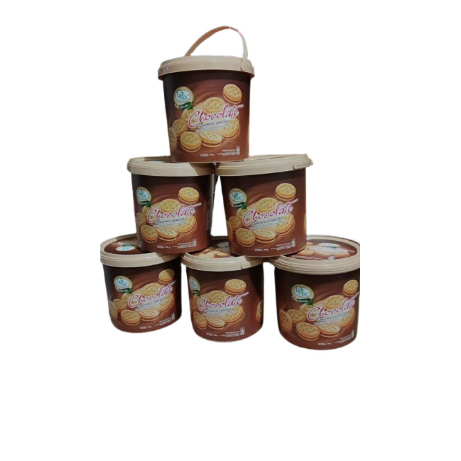 

DENEX Chocolate Sandwich crackers Black Cookies Sandwich 1 Dus isi 6 toples