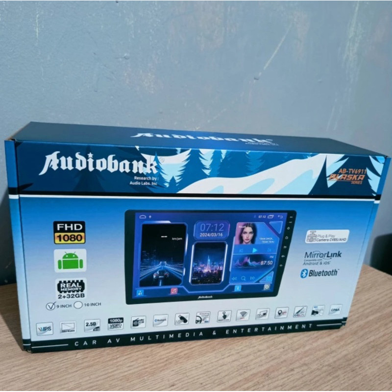 Android Audiobank AB-TV6911 Ram2/32Gb Alaska Edition