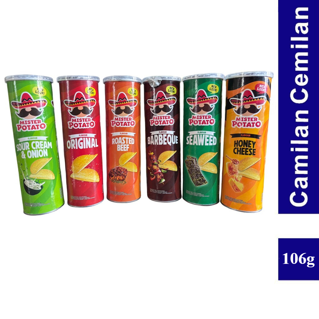 

Mister Potato / Mr Potato Crips Keripik Kentang 106 gr