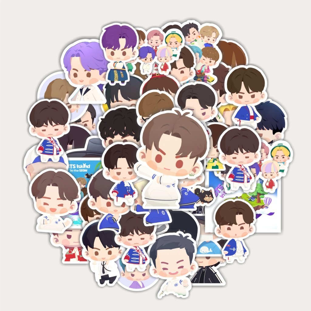 

Sticker Pack Stiker Boy Band Korea BTS Cartoon/Kartun | Sticker TUMBLR | Stiker LAPTOP KOPER HELM