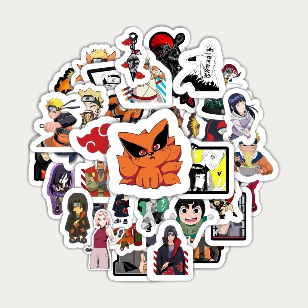 

Sticker Pack Stiker Anime Kartun Naruto | Sticker TUMBLR | Stiker LAPTOP KOPER HELM