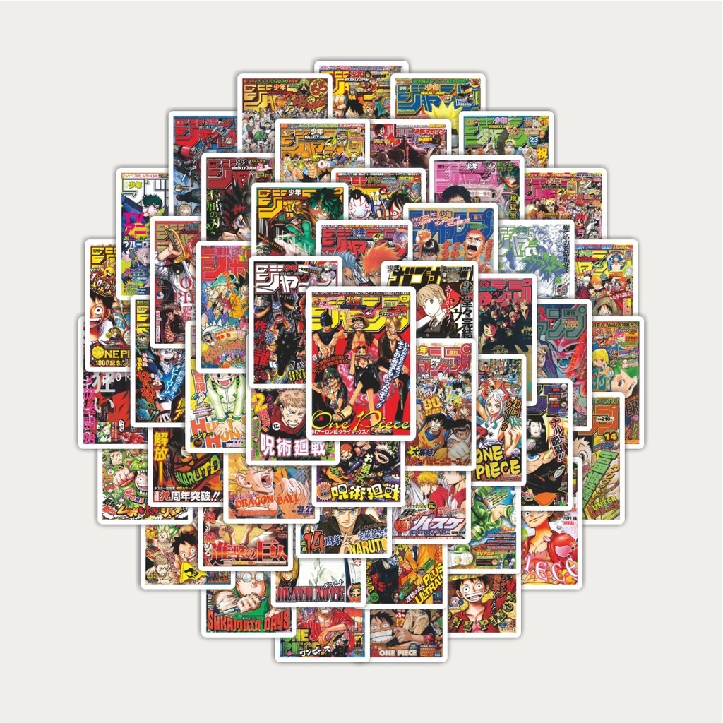 

Sticker Pack Stiker Shonen Manga Versi 1| Sticker TUMBLR | Stiker LAPTOP KOPER HELM